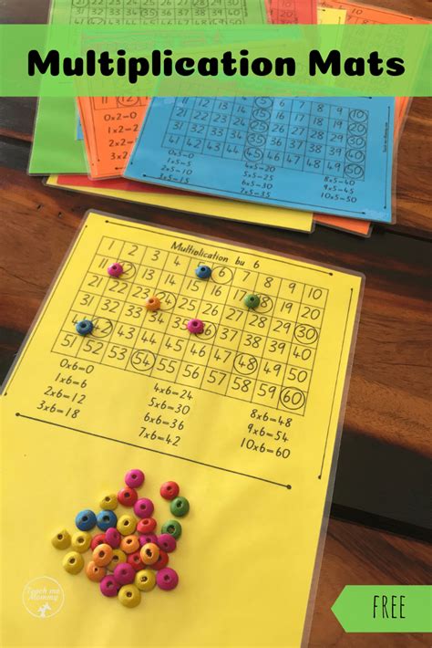 Multiplication Mats Teach Me Mommy