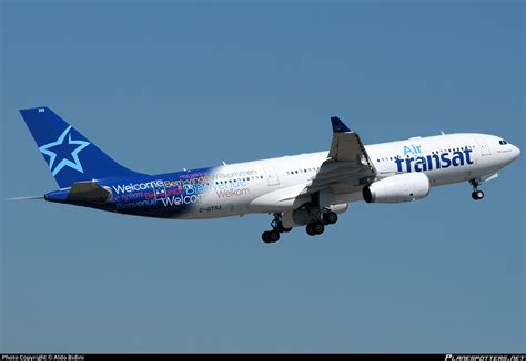 C GTSJ Air Transat Airbus A330 243 Photo By Aldo Bidini ID 288051