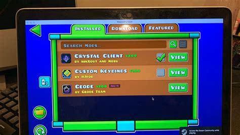 How To Install Crystal Client With Geode In Geometry Dash Youtube