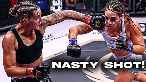 Featherweights Jamie Edenden And Abby Montes Slug It Out Youtube