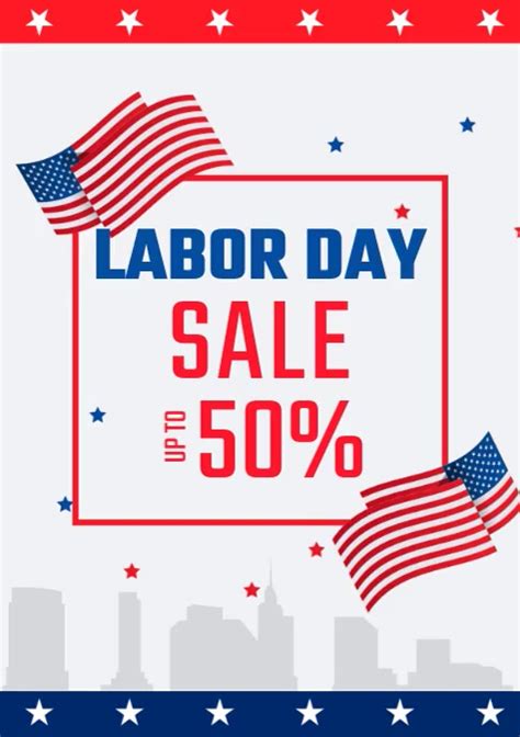 Labor Day Sale Template Postermywall