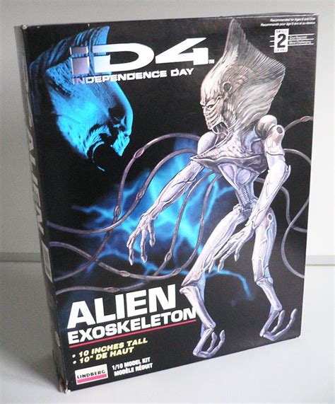 Id4 Independence Day Alien Exoskeleton Plastic Model Kit By Lindberg