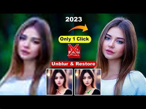 How To Clear Full Blur Photo In 1 Click Only Without Apps Blur Photo