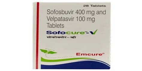 Sofosbuvir And Velpatasvir 400mg 100mg SOFOCURE V TABLET At Rs 5200