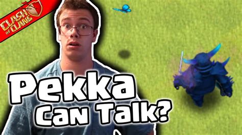 How To Get Pekka To Talk And Chase A Butterfly Clash Of Clans Easter Egg Youtube