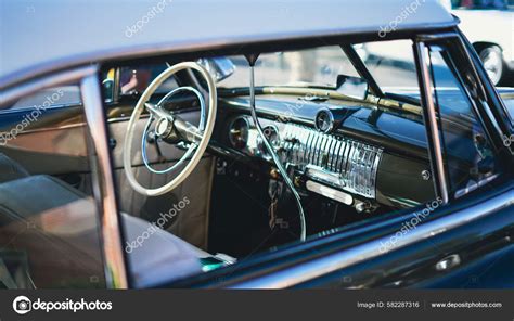 Light Blue Chevrolet Interior Classic Car Show Santa Paula California ...