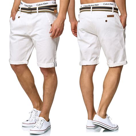 Indicode Chino Shorts Herren Casual Bermuda Kurze Stretch Hose Capri