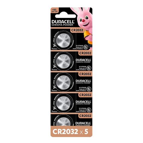 Duracell Cr2032 3v Lithium Coin Batterypack Of 5pcs Machine Batteries