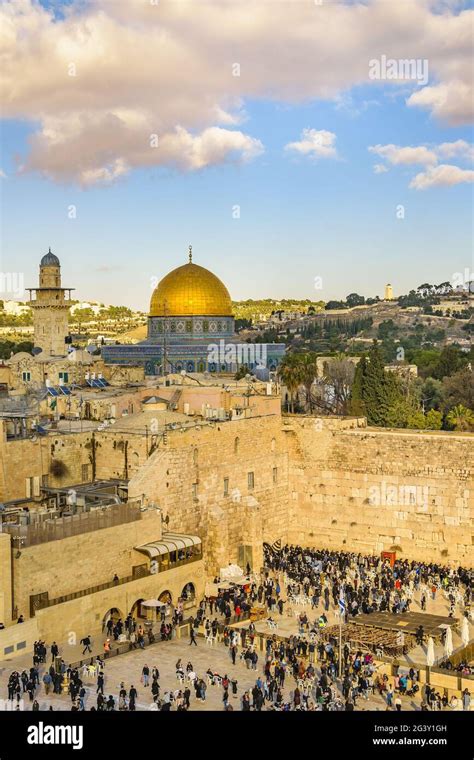 Vista Aérea Del Monte Del Templo Jerusalén Fotografía De Stock Alamy