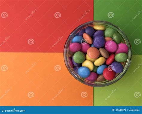 Bright And Colorful Candies In A Bowl Stock Photo Image Of Bowl