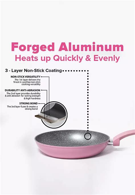 Buy Masflex Masflex Cm Spectrum Induction Frypan Color Pink