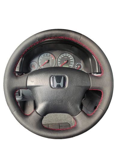 Capa De Volante Para Costurar Honda Civic Costura Vermelha