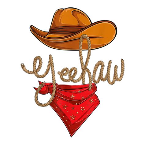 Yeehaw Cowboy Cowgirl Western Country Rodeo Yeehaw Men Boys T Shirt