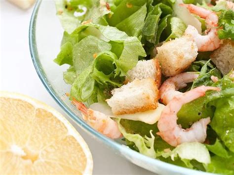 Recettes Salade César Aux Crevettes [sans Porc] Soscuisine