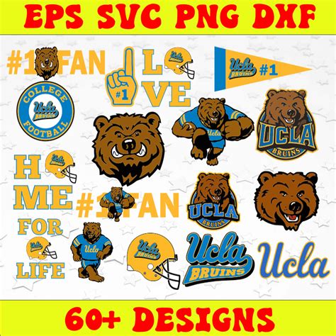 Bundle 17 Files UCLA Bruins Nation Football Team svg, UCLA B - Inspire Uplift