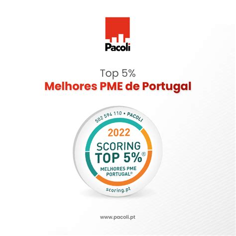 Pacoli No Top Das Melhores Pme De Portugal