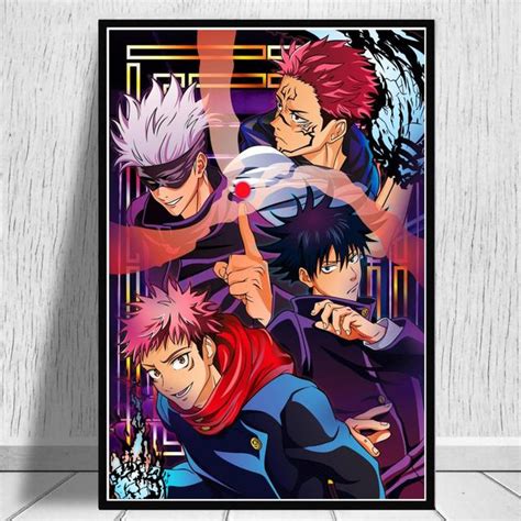 Jujutsu Kaisen Characters Wall Art Jujutsu Kaisen Store