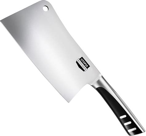 Utopia Kitchen 7 Inches Cleaver Knife Chopper Butcher Knife Stainless