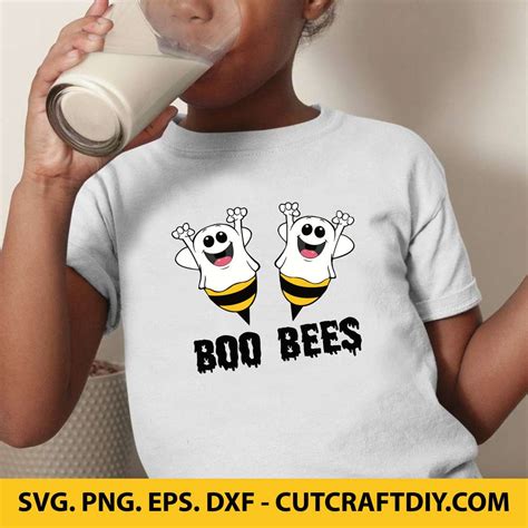 Boo Bees Svg Boo Bees T Shirt Boo Bees Png Boo Bees Clipart Boo