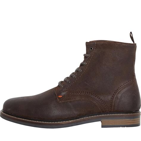 Buy Onfire Mens Suede Boots Brown