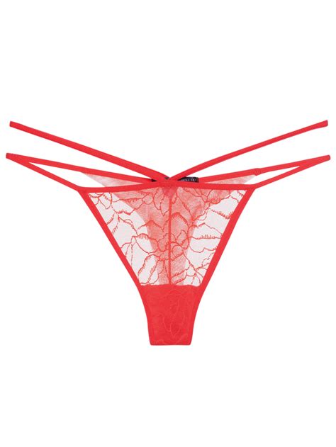 Calcinha String Fio Dental Bonjour By Hope Vermelho Oqvestir