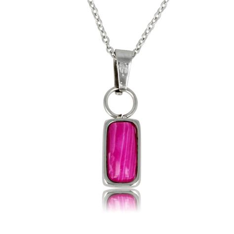 My Bendel Klassieke Zilverkleurige Ketting Combinatie Met Rose