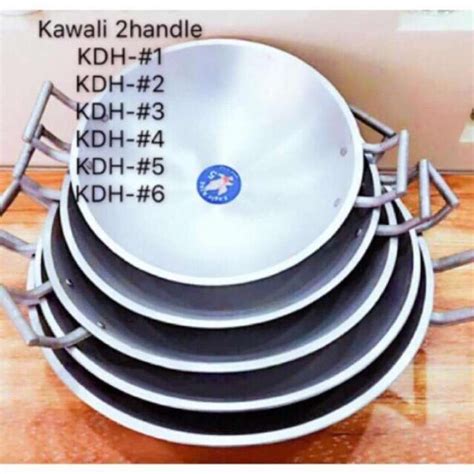 Unichoice KING KAWALI DOUBLE HANDLE KDH 1 Biggest KDH 6 Smallest PAN