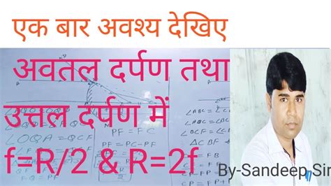 Autal Darpan Tath Uttal Darpan Me Fr2 Or R 2f अवतल दर्पण तथा उत्तल