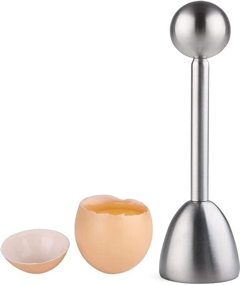 Egg Cracker Topper Stainless Steel Egg Cutters Egg Topper For Boiled