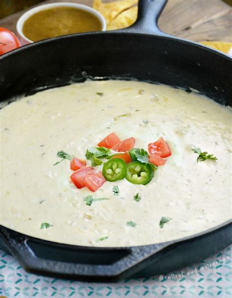 Salsa Verde White Queso Dip Recipe White Queso Dip Queso Dip