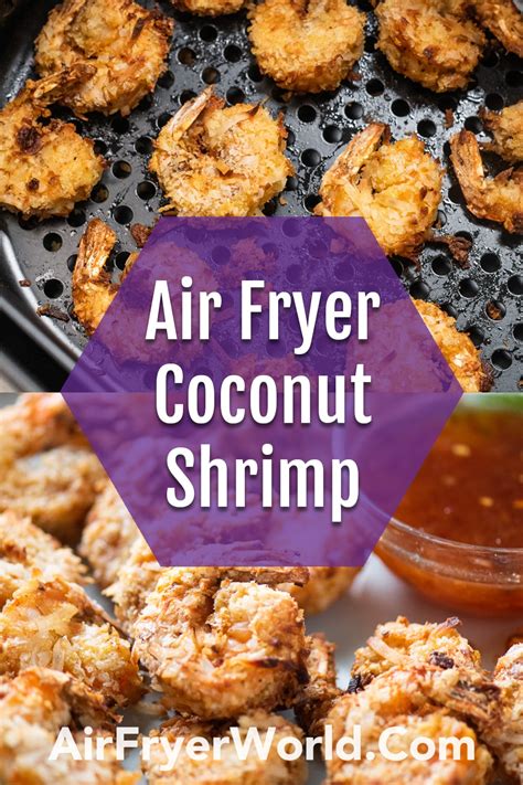 Air Fryer Coconut Shrimp Recipe Orange Soy Dip Sauce Air Fryer World