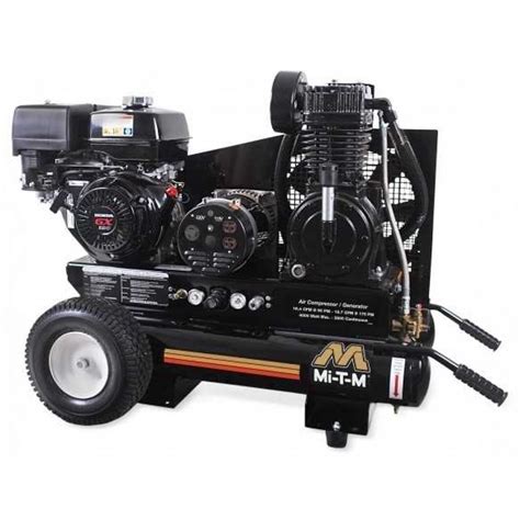 Mi T M 8 Gallon Two Stage Mi T M Gas Air Compressorgenerator Combo Ag2