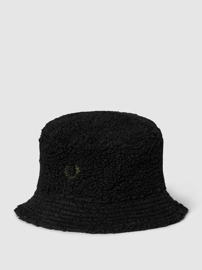 Kup Online Fred Perry Czapka Typu Bucket Hat Z Futerkiem Czarny