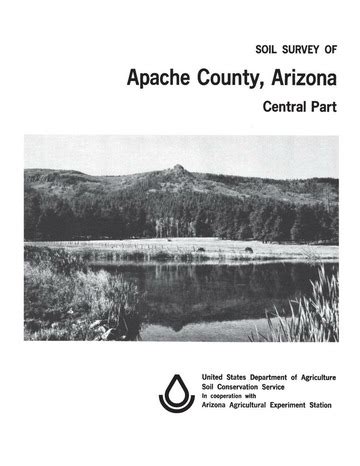 Soil Survey Of Apache County Arizona Central Part 1975 United