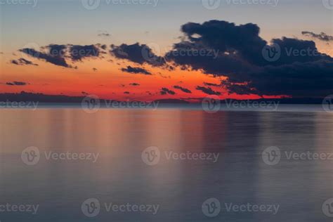 Sunset in Mediterranean Sea 16104656 Stock Photo at Vecteezy