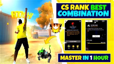 Cs Rank Best Character Combination For Rank Push Clash Squad Rank Tips And Tricks Youtube