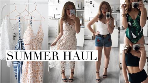 Hot Girl Summer Clothing Haul Try On Bikinis Dresses Etc Youtube Hot Sex Picture