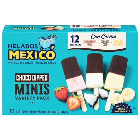 Save On Helados Mexico Con Crema Choco Dipped Minis Variety Ice Cream