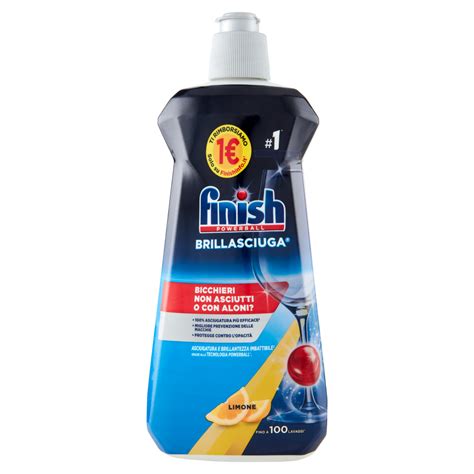 Finish Brillasciuga Lemon Brillantante Lavastoviglie Ml Carrefour