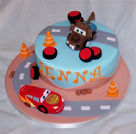 Cars For Jenna Decorated Cake By Sandra S Cakes Cakesdecor