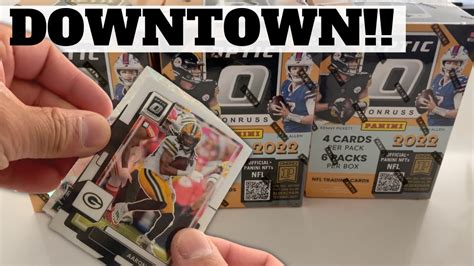 Downtown Panini Nfl Donruss Optic Football Trading Card Blaster