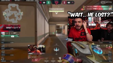 Sen Tarik And Nadeshot Reacts To 100t Stellar Destroying Sentinels Vct