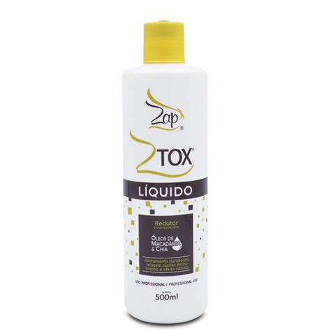 Zap Ztox Liquid Btox Capillary Btox Líquido Redutor Condicionante Natural Effect 500ml169floz