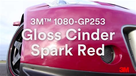 M Wrap Films Gloss Cinder Spark Red Video Youtube