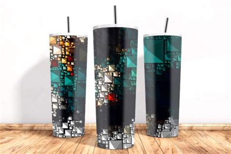 Oz Skinny Tumbler Colorful Abstract Graphic By Xmerch Creative