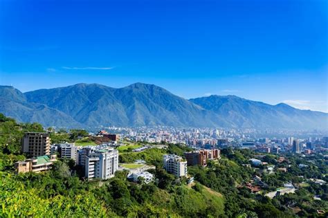 Vista de la ciudad de caracas en venezuela | Foto Premium