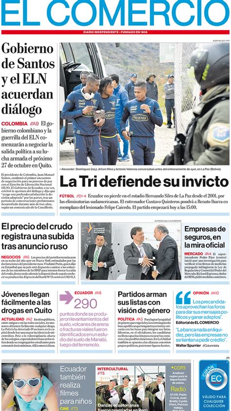 El Comercio Ecuador Martes 11 De Agosto De 2016 Infobae