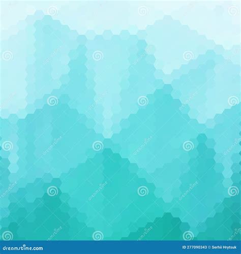 Fondo Hexagonal Azul Estilo Poligonal Muestra Pancarta Pasos 10