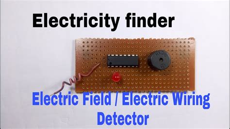 Diy Electricity Wire Detector And Tester Make Non Touch Electric Tester Using Only 4017 Ic