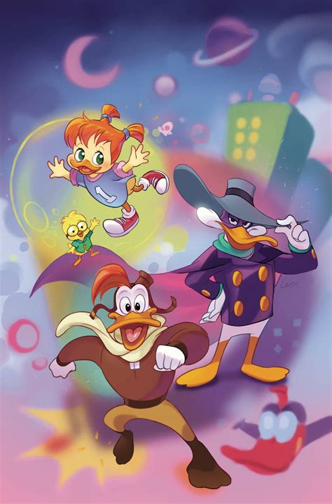 Apr Darkwing Duck Cvr O Leirix Ltd Virgin Previews World